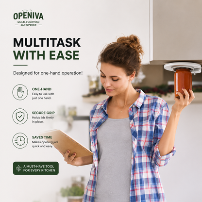 Openiva® Multi-Function Jar Opener