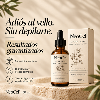 Neocel® Aceite Reductor de Vello Facial