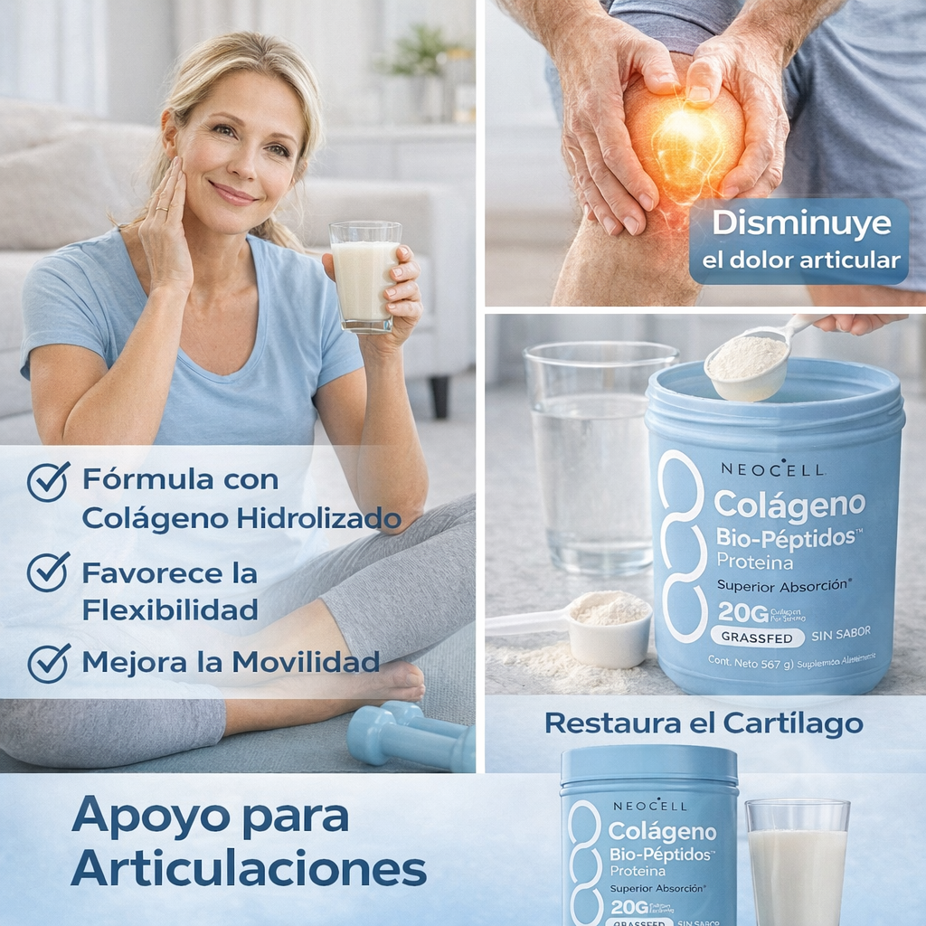 NeoCell® Péptidos de Colágeno en Polvo 20oz