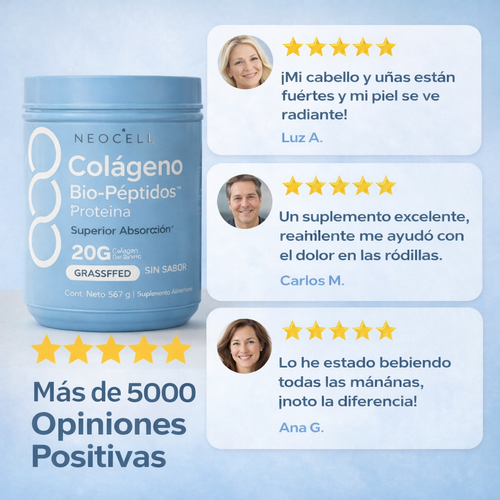 NeoCell® Péptidos de Colágeno en Polvo 20oz