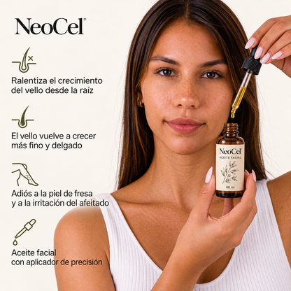 Neocel® Aceite Reductor de Vello Facial